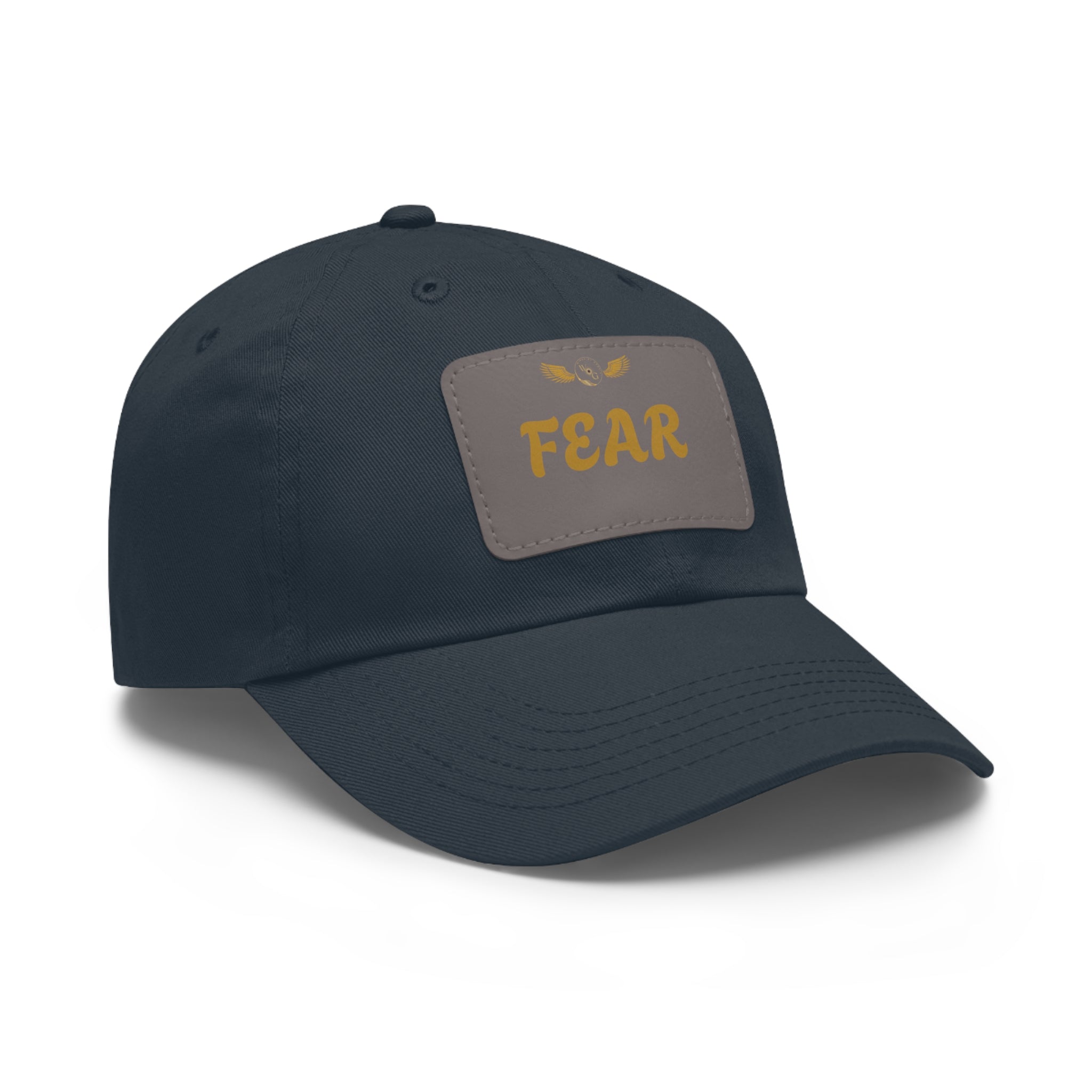 Fear Dad Hat with Leather Patch | Casual Streetwear Cap