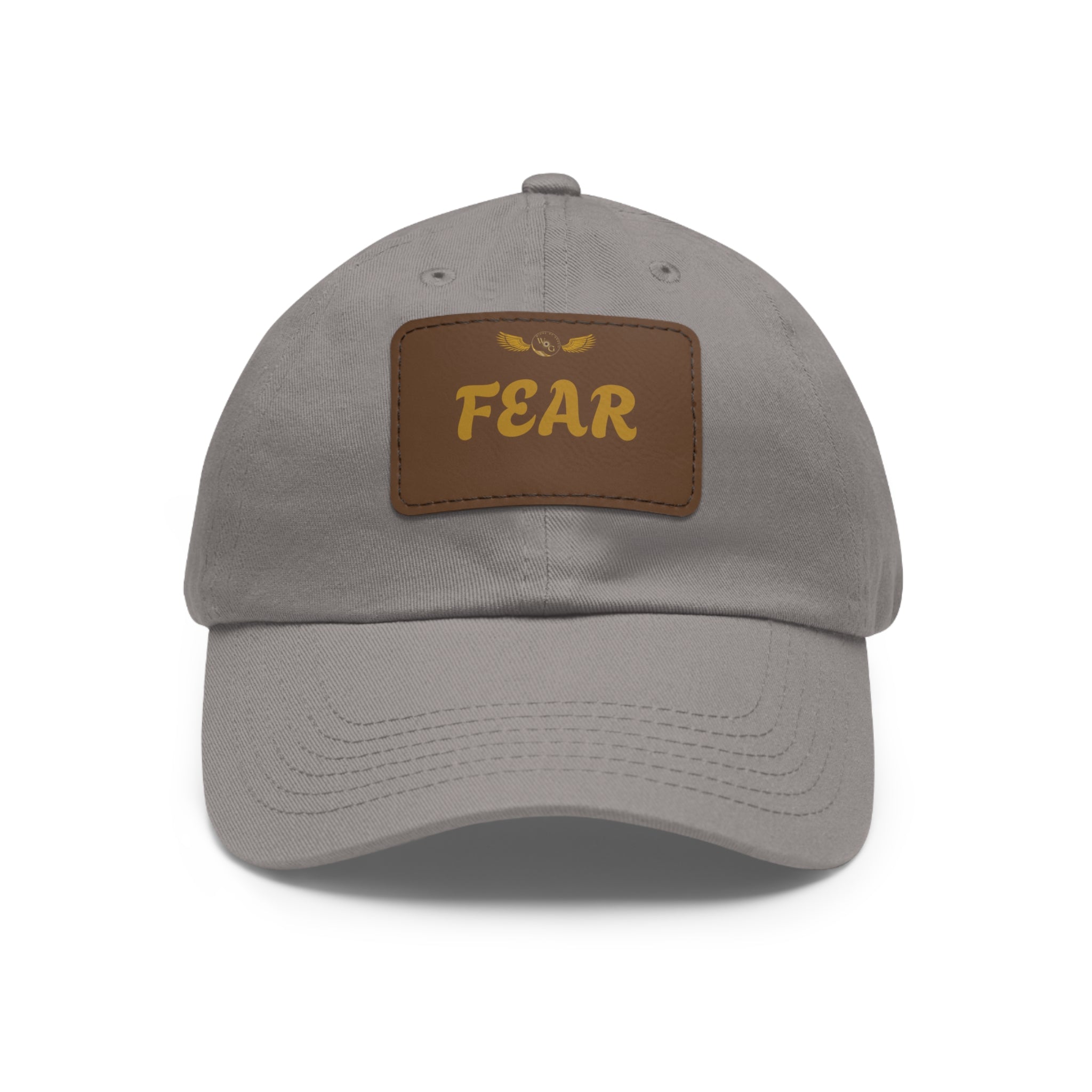 Fear Dad Hat with Leather Patch | Casual Streetwear Cap