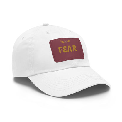 Fear Dad Hat with Leather Patch | Casual Streetwear Cap