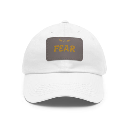 Fear Dad Hat with Leather Patch | Casual Streetwear Cap