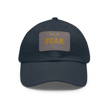 Fear Dad Hat with Leather Patch | Casual Streetwear Cap