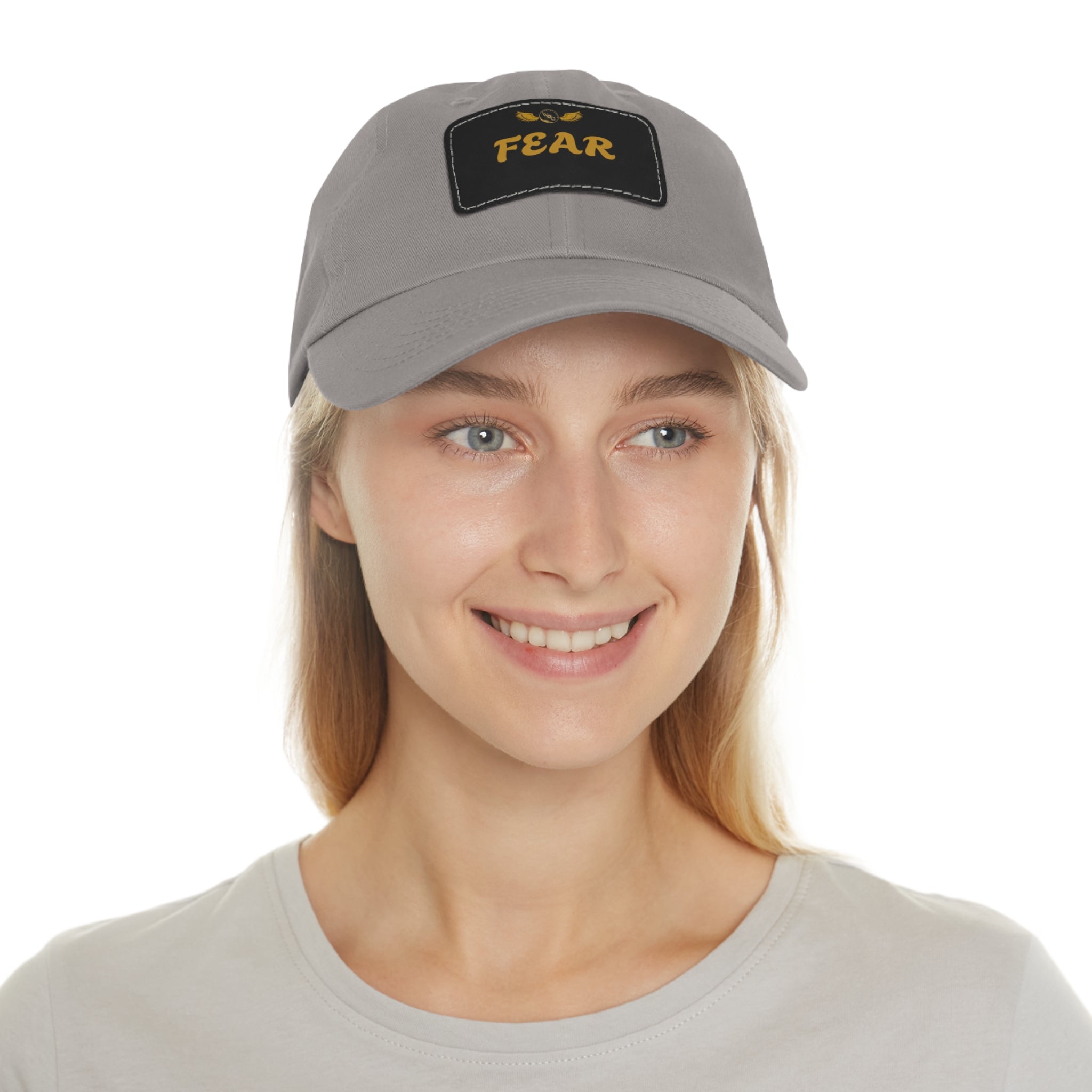 Fear Dad Hat with Leather Patch | Casual Streetwear Cap