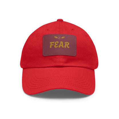 Fear Dad Hat with Leather Patch | Casual Streetwear Cap