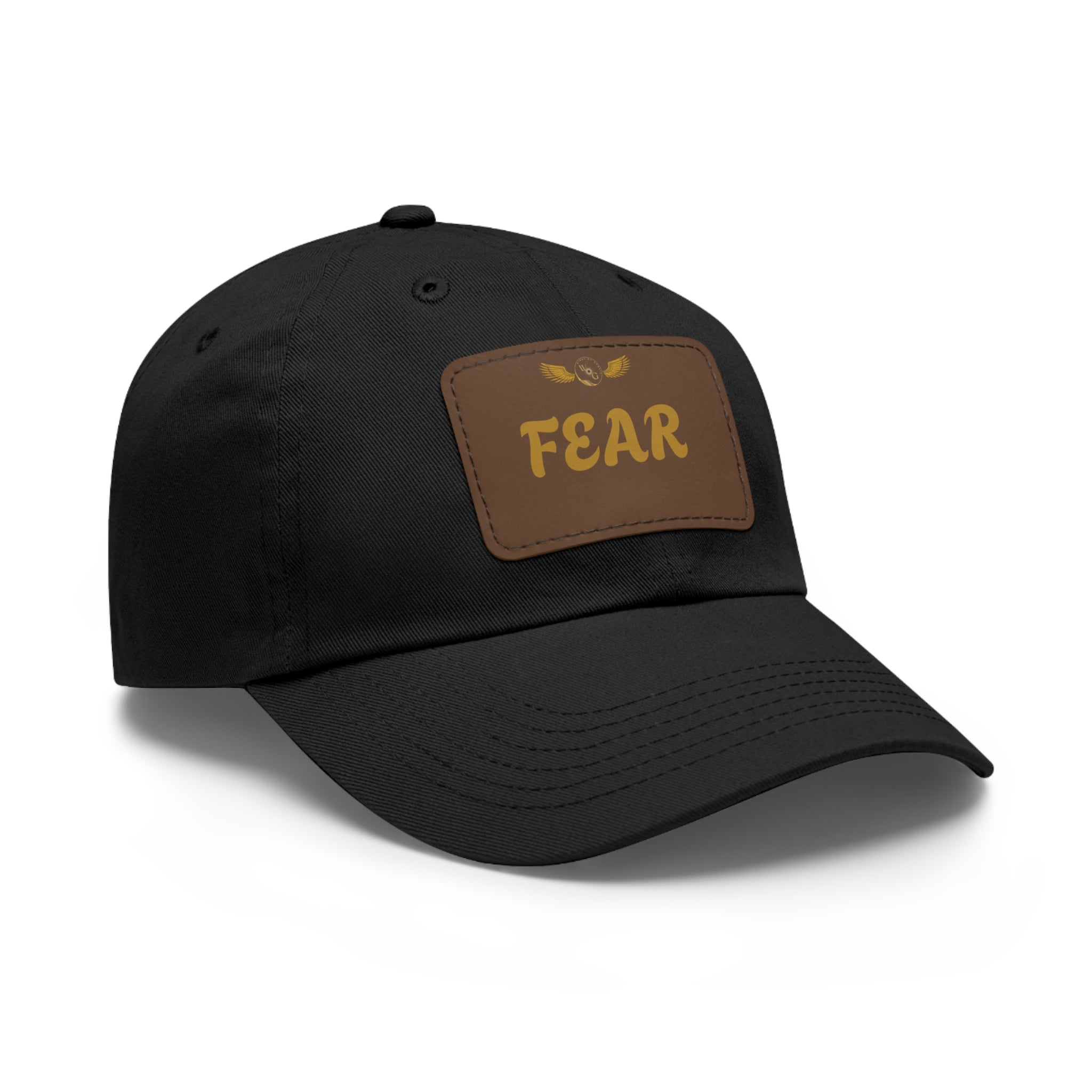 Fear Dad Hat with Leather Patch | Casual Streetwear Cap