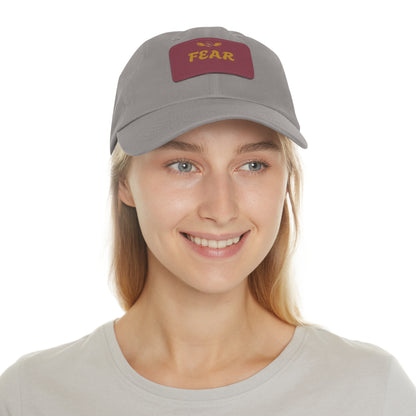 Fear Dad Hat with Leather Patch | Casual Streetwear Cap