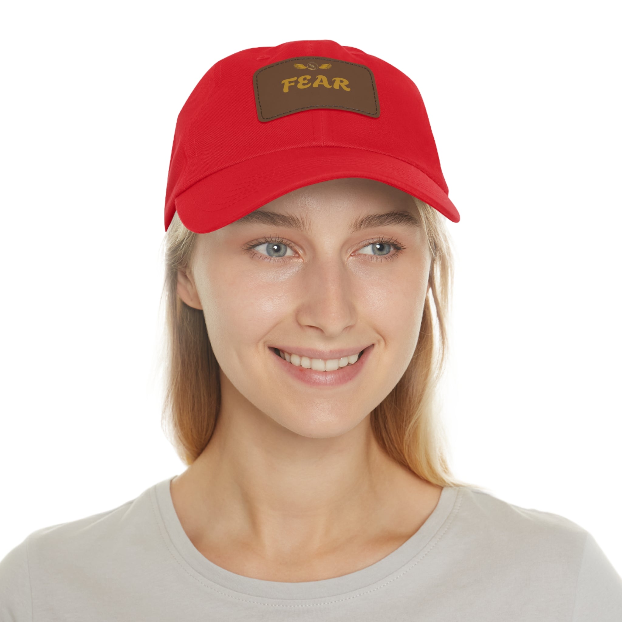 Fear Dad Hat with Leather Patch | Casual Streetwear Cap