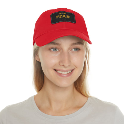 Fear Dad Hat with Leather Patch | Casual Streetwear Cap