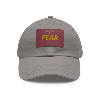 Fear Dad Hat with Leather Patch | Casual Streetwear Cap
