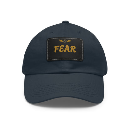 Fear Dad Hat with Leather Patch | Casual Streetwear Cap