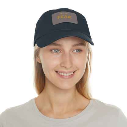 Fear Dad Hat with Leather Patch | Casual Streetwear Cap