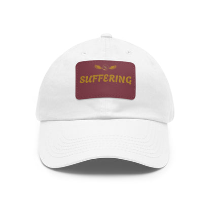 Dad Hat with Leather Patch (SUFFERING)
