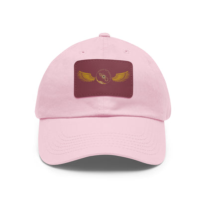 Dad Hat with Leather Patch (INTENT WITH PHRASE)