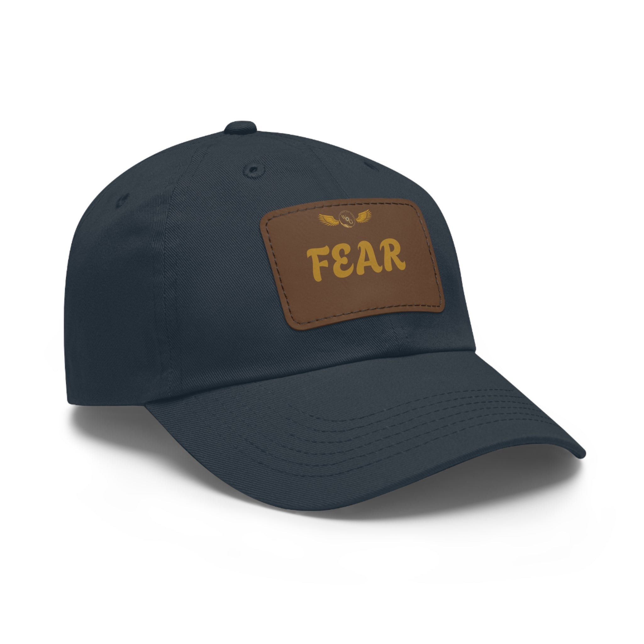 Fear Dad Hat with Leather Patch | Casual Streetwear Cap
