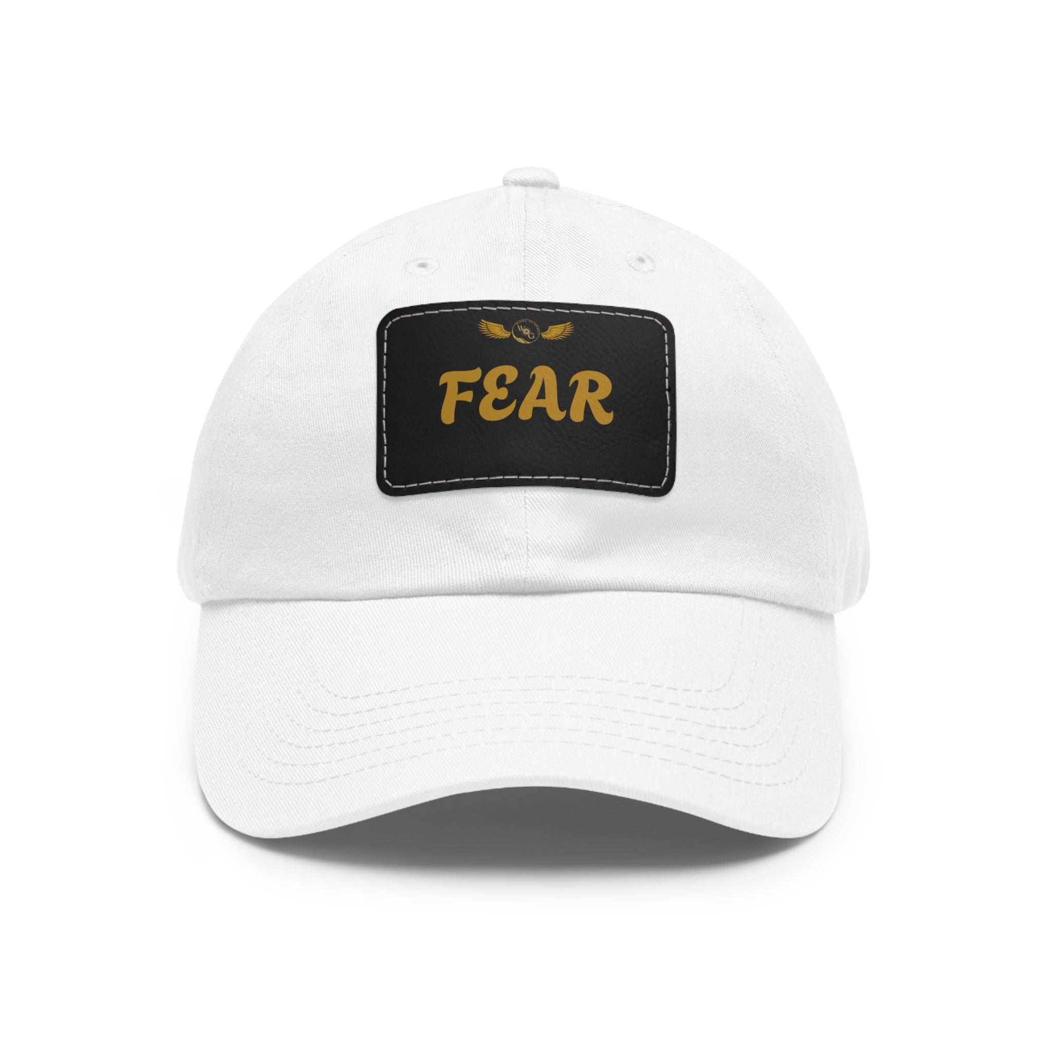 Fear Dad Hat with Leather Patch | Casual Streetwear Cap