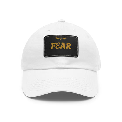 Fear Dad Hat with Leather Patch | Casual Streetwear Cap