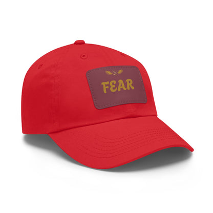 Fear Dad Hat with Leather Patch | Casual Streetwear Cap