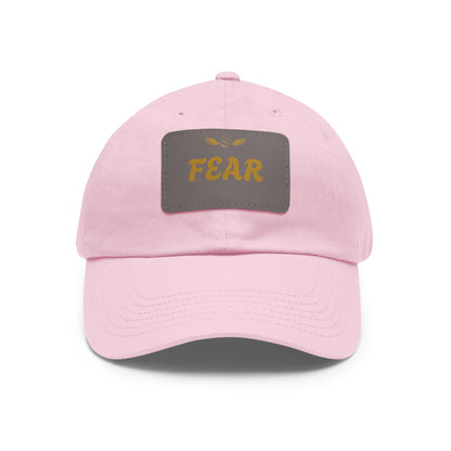 Fear Dad Hat with Leather Patch | Casual Streetwear Cap
