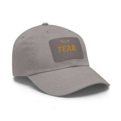 Fear Dad Hat with Leather Patch | Casual Streetwear Cap