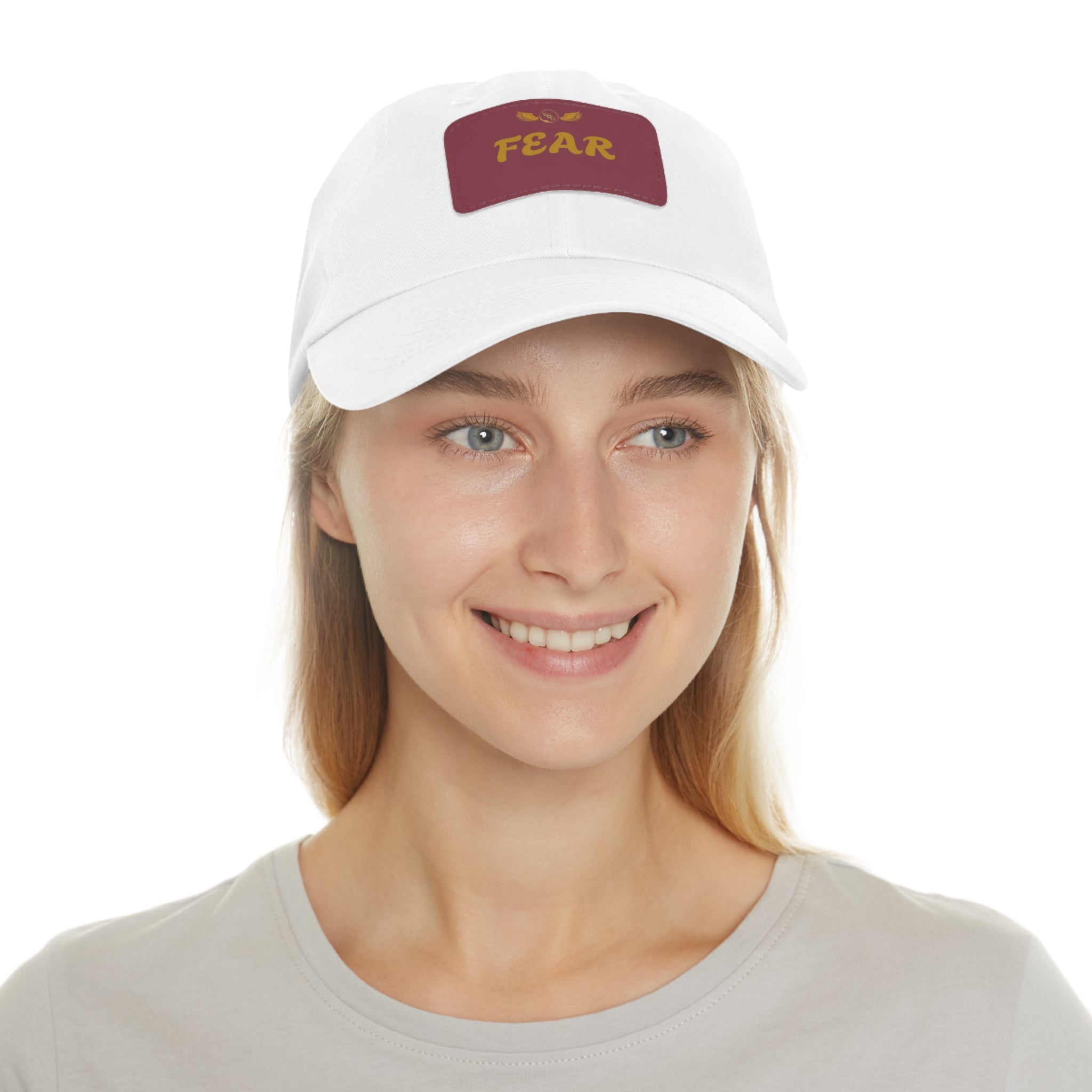 Fear Dad Hat with Leather Patch | Casual Streetwear Cap