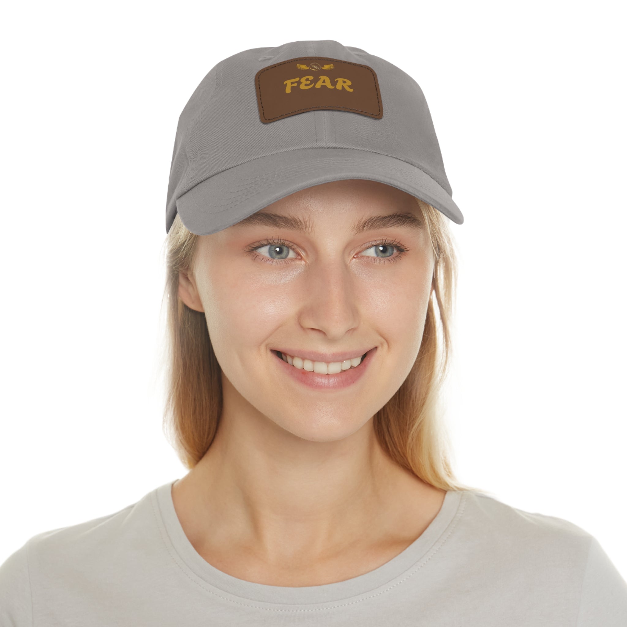 Fear Dad Hat with Leather Patch | Casual Streetwear Cap