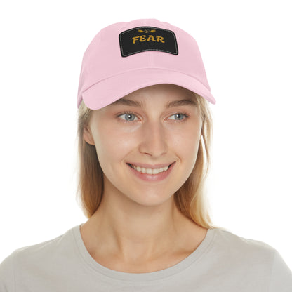 Fear Dad Hat with Leather Patch | Casual Streetwear Cap