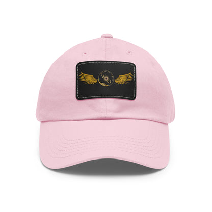 Dad Hat with Leather Patch (INTENT WITH PHRASE)