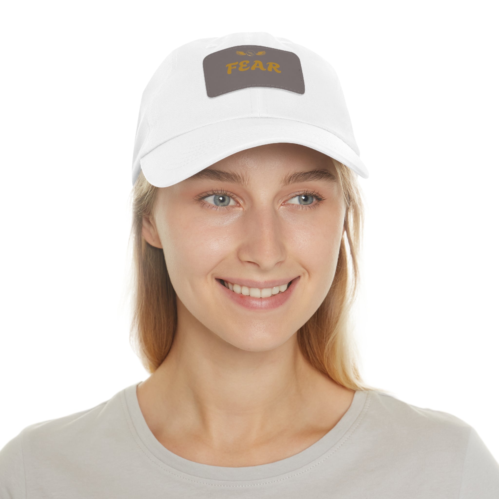 Fear Dad Hat with Leather Patch | Casual Streetwear Cap