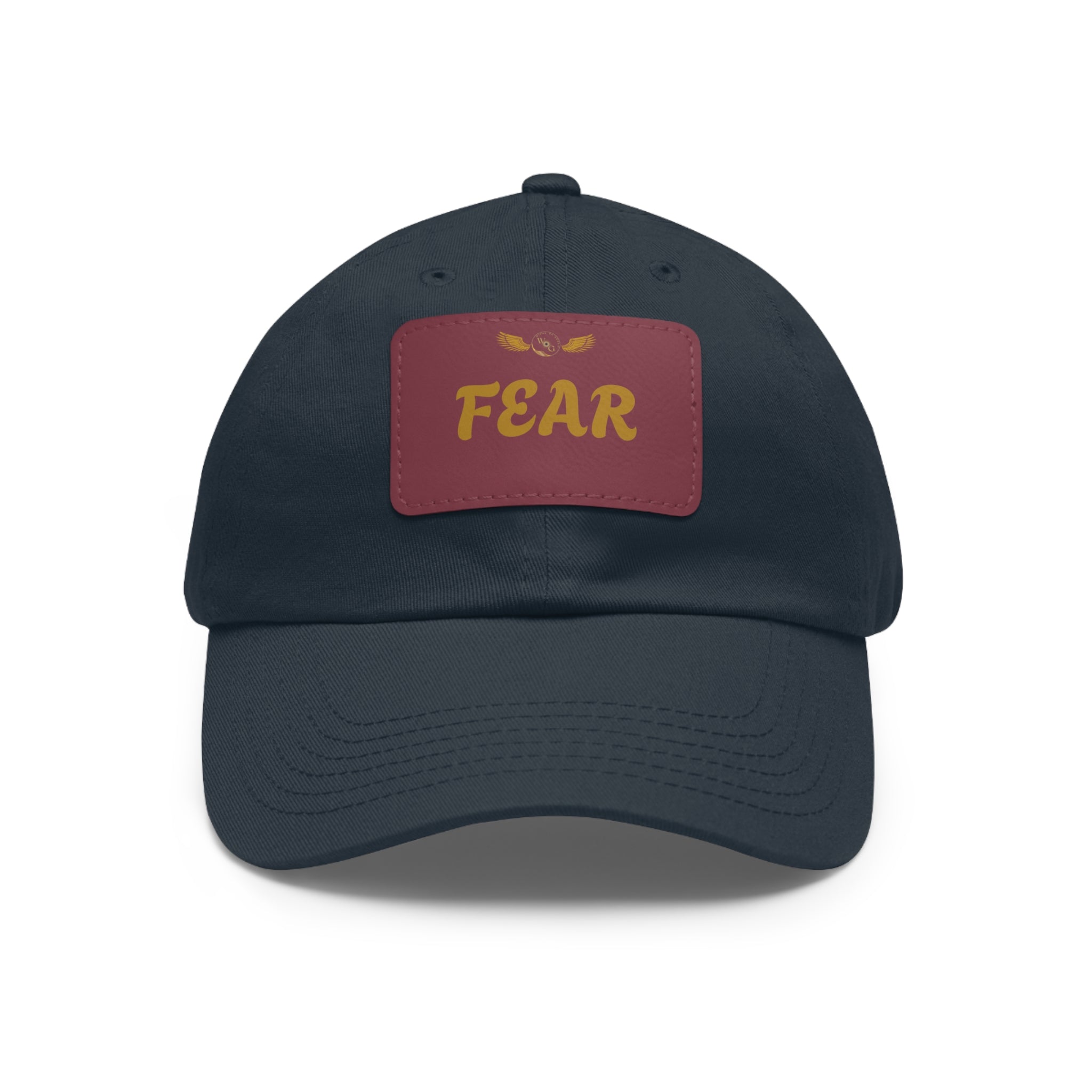 Fear Dad Hat with Leather Patch | Casual Streetwear Cap