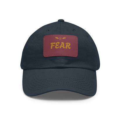 Fear Dad Hat with Leather Patch | Casual Streetwear Cap
