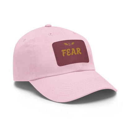Fear Dad Hat with Leather Patch | Casual Streetwear Cap