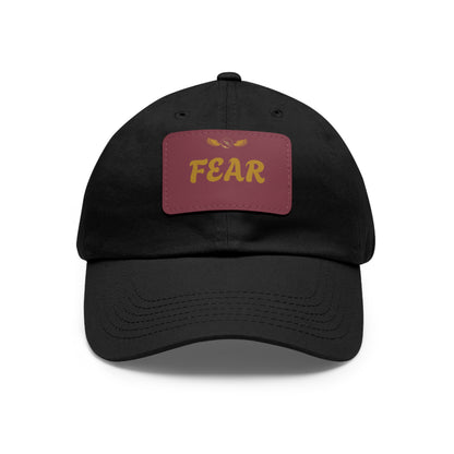 Fear Dad Hat with Leather Patch | Casual Streetwear Cap