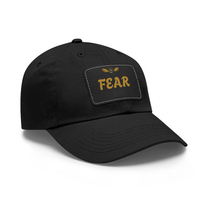 Fear Dad Hat with Leather Patch | Casual Streetwear Cap