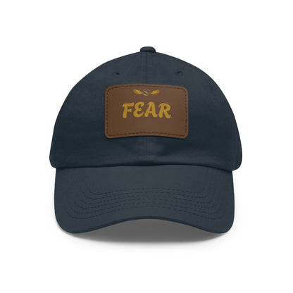 Fear Dad Hat with Leather Patch | Casual Streetwear Cap