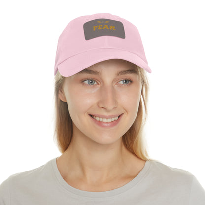 Fear Dad Hat with Leather Patch | Casual Streetwear Cap