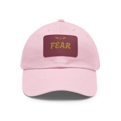 Fear Dad Hat with Leather Patch | Casual Streetwear Cap