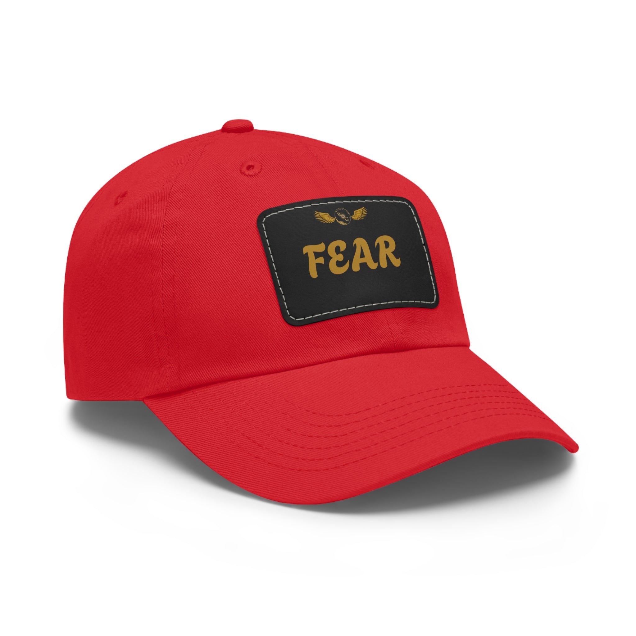 Fear Dad Hat with Leather Patch | Casual Streetwear Cap