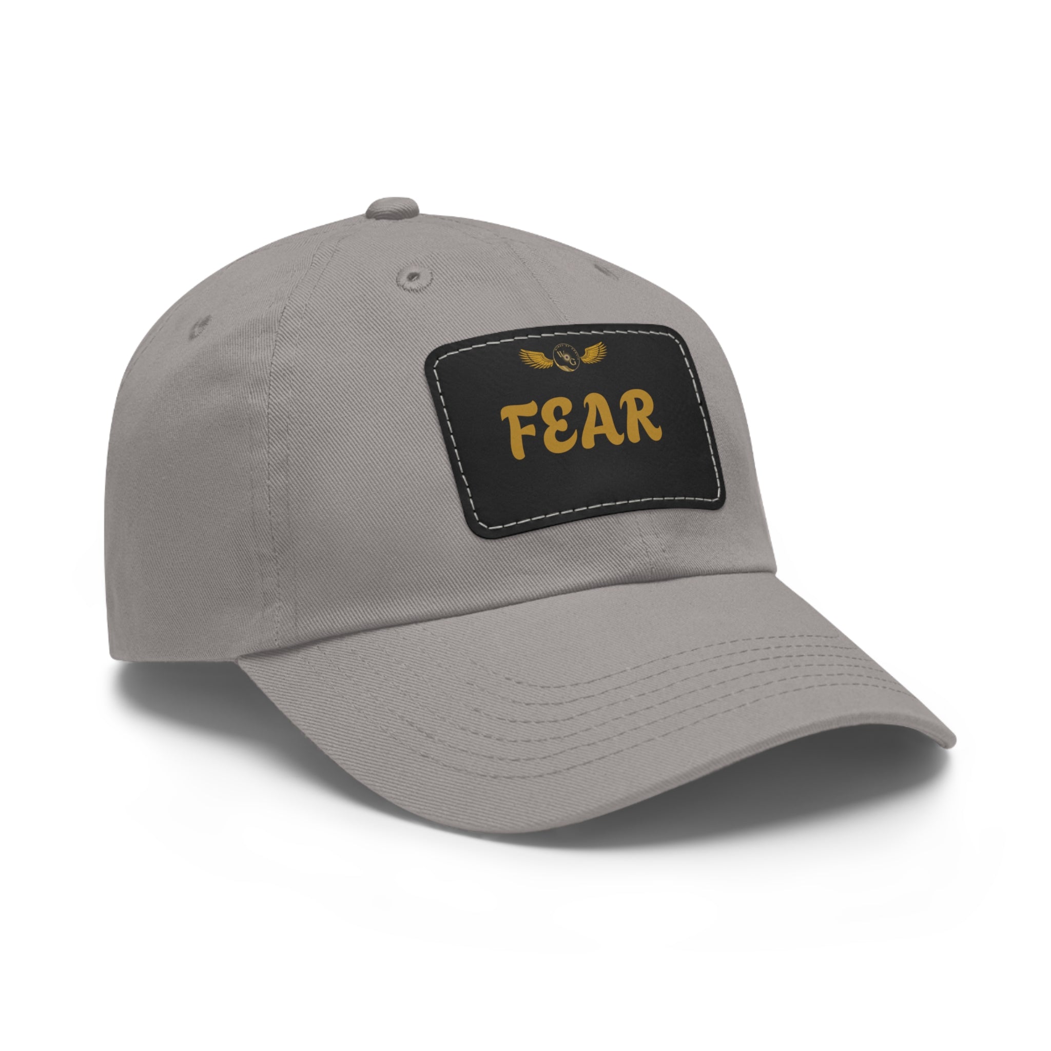 Fear Dad Hat with Leather Patch | Casual Streetwear Cap