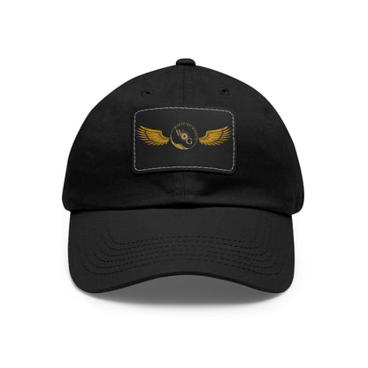 Dad Hat with Leather Patch (INTENT WITH PHRASE)