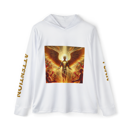 Men's Sports Warmup Hoodie - Attention Vs Fear Graphic Design