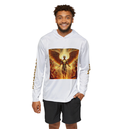 Men's Sports Warmup Hoodie - Attention Vs Fear Graphic Design